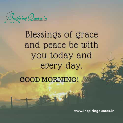 Blessing of Grace Good Morning Sayings Images