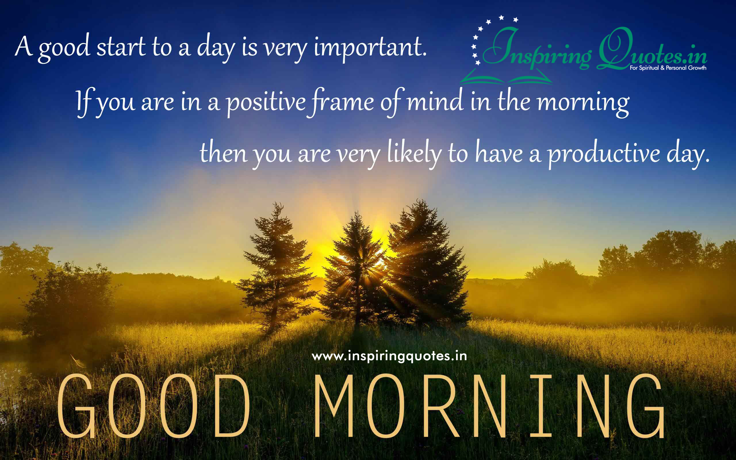 Good Morning Lines For Good Start to a Day - Inspiring Quotes ...