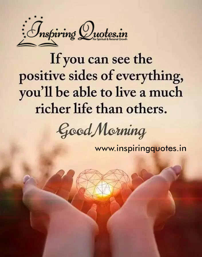 inspirational Positive Good Morning Sayings Images